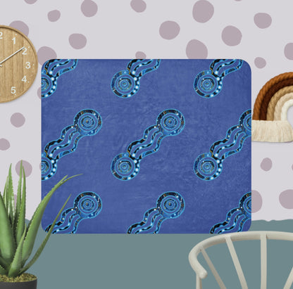 water hole Sherpa blanket