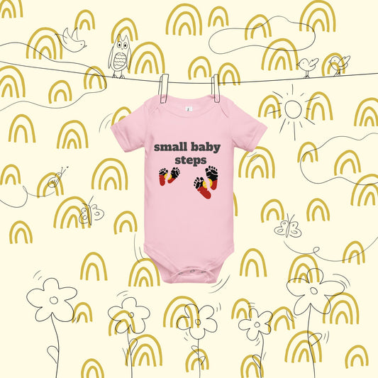 Baby Foot Prints one piece