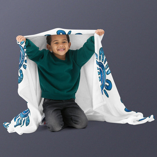 camping ground Throw Blanket