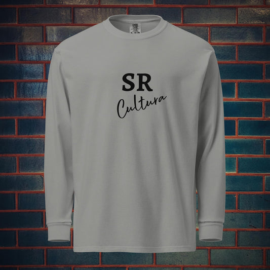 Garment-dyed heavyweight long-sleeve shirt